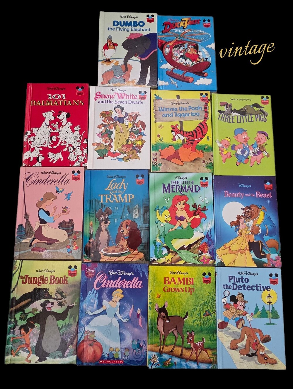 Vintage Disney Children's Books Collection lot 14 rare hardback!